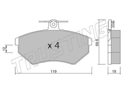 SET PLACUTE FRANA FRANA DISC