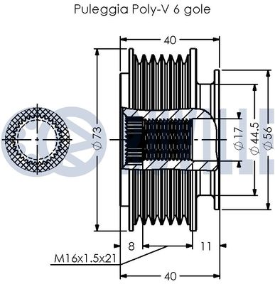 SISTEM ROATA LIBERA GENERATOR RUVILLE 541036 1