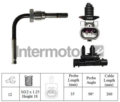 Sensor, exhaust gas temperature Intermotor 27304