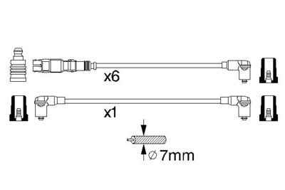 BOSCH Zündleitungssatz
