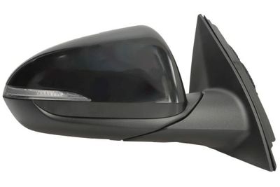 Zijspiegel Rechts (elektrisch, in reliëf, met verwarming, assistent rijstrookverandering, under-coated, met geheugen, elektrisch opklapbaar, met indicator) past: HYUNDAI i30 PD 02.17-02.20