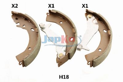 Set saboti frana JAPKO 55H18