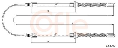 CABLU FRANA DE PARCARE