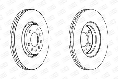 BREMSSCHEIBE CHAMPION 562385CH 1
