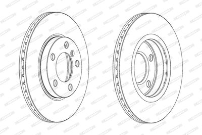 Bromsskiva FERODO DDF2122C
