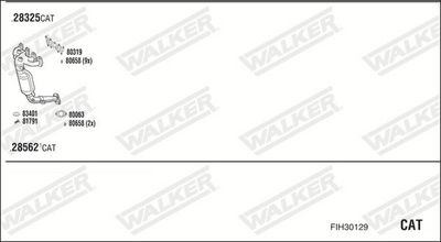 Изпускателна система WALKER FIH30129