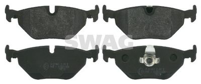 комплект спирачно феродо, дискови спирачки SWAG 20 91 6190