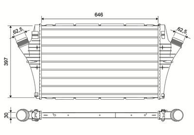 LADELUFTKüHLER VALEO 881601