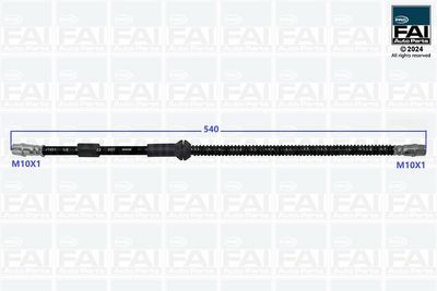 Brzdová hadice FAI AutoParts FPBH166