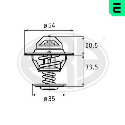 Termostat, chladivo ERA 350264