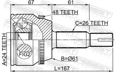 Joint Kit, drive shaft 0110-ACV30A48