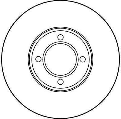 BREMSSCHEIBE TRW DF3043 1
