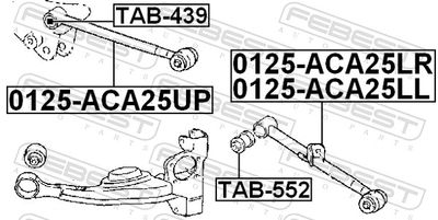 SUPORT TRAPEZ FEBEST TAB552 1