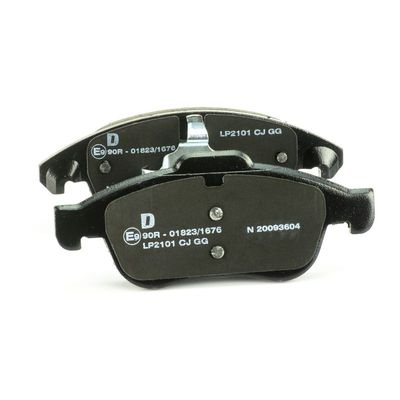 BREMSBELAGSATZ SCHEIBENBREMSE DELPHI LP2101 38