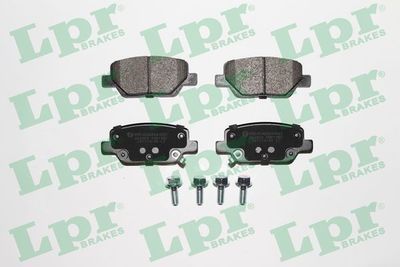Комплект тормозных колодок, дисковый тормоз LPR 05P1951 для FIAT TIPO