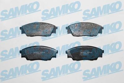Комплект тормозных колодок, дисковый тормоз SAMKO 5SP049 для SUBARU REX