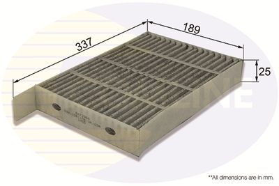 Filter, interior air COMLINE EKF296A