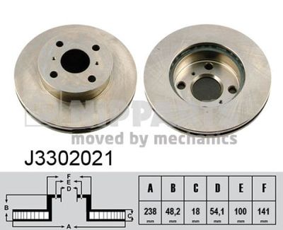 DISC FRANA NIPPARTS J3302021