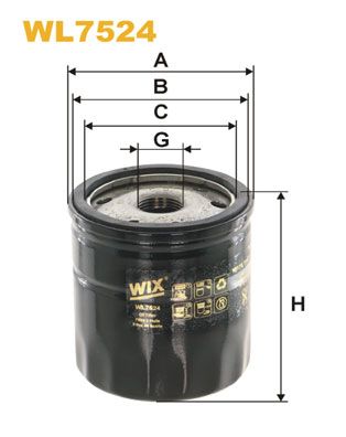 WIX FILTERS WL7524 Масляный фильтр  для FORD USA  (Форд сша Едге)