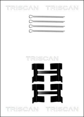 Комплектующие, колодки дискового тормоза TRISCAN 8105 171002 для AUSTIN MINI