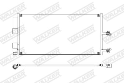 KONDENSATOR KLIMAANLAGE WALKER WCD00421 9