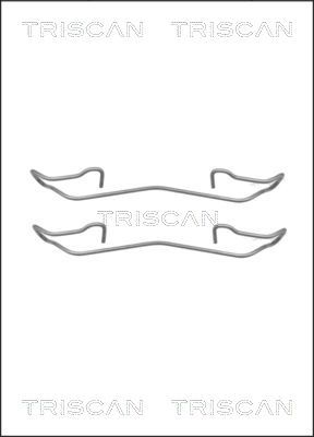 TRISCAN 8105 161617 Скобы тормозных колодок  для RENAULT WIND (Рено Wинд)