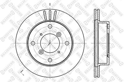 Тормозной диск STELLOX 6020-5205V-SX для SUZUKI SWIFT