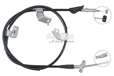 ASHUKI by Palidium ASH3-1539 Трос ручного тормоза  для HONDA CIVIC VII Hatchback (EU, EP, EV) 1.4 iS (EP1)