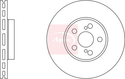 APEC Brake Disc DSK2304