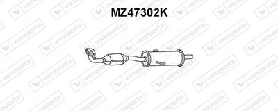 Катализатор VENEPORTE MZ47302K для MAZDA 6