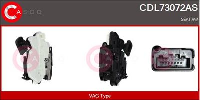 Zámek dveří CASCO CDL73072AS