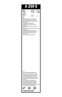 LAMELA STERGATOR BOSCH 3397014250 2