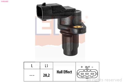 Czujnik, pozycja wałka rozrządu EPS 1.953.832