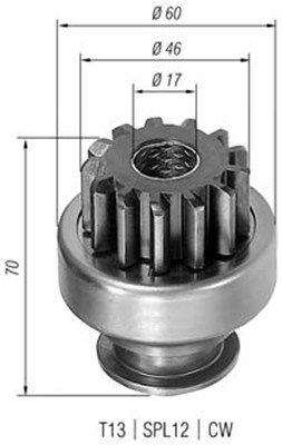 MAGNETI MARELLI Krumpliaratis, starteris