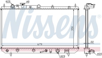 RADIATOR RACIRE MOTOR NISSENS 625081 4