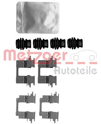Комплектующие, колодки дискового тормоза METZGER 109-1896 для MITSUBISHI ASX