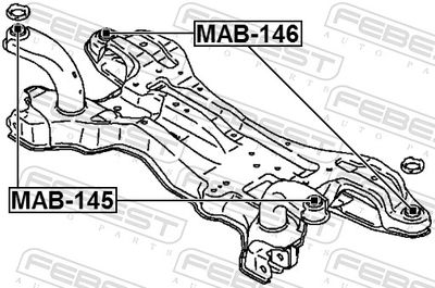 SUPORT AX FEBEST MAB146 1
