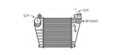 AVA QUALITY COOLING Intercooler, inlaatluchtkoeler (AIA4200)