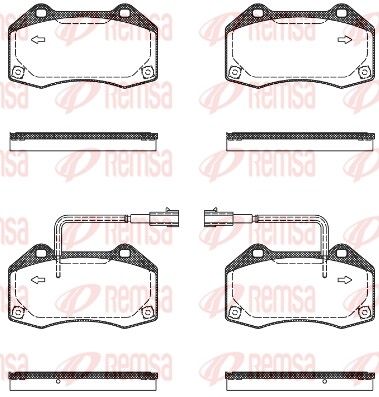 Brake Pad Set, disc brake 1113.10