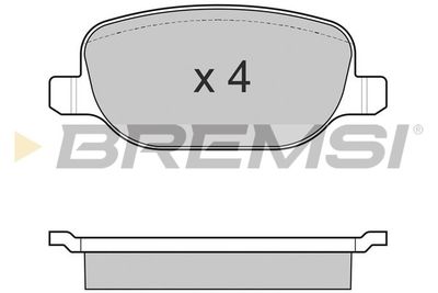 Комплект тормозных колодок, дисковый тормоз BREMSI BP3024 для LANCIA THESIS