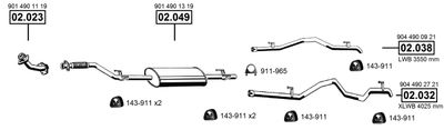 Układ wydechowy ASMET ME012500
