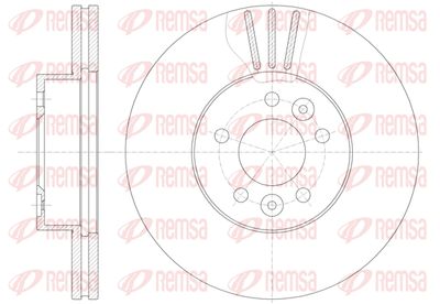Tarcza hamulcowa KAWE 62014 10