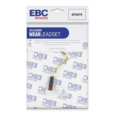 показател за износване, спирачни накладки EBC Brakes EFA076