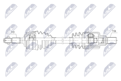 полуоска NTY NPW-PE-148