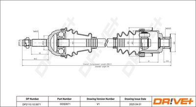 ANTRIEBSWELLE DR!VE+ DP2110100671