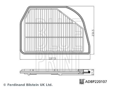 Air Filter BLUE PRINT ADBP220107