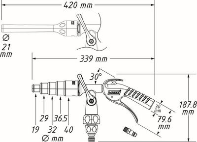 Vorschau Reinigungspistole (Druckluft)