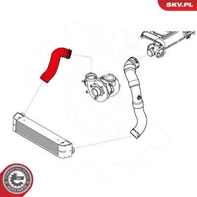 Kompresoriaus padavimo žarna