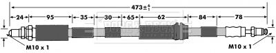 спирачен маркуч BORG & BECK BBH7325