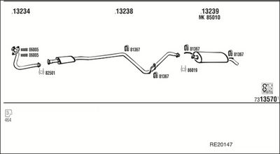 SISTEM DE ESAPAMENT WALKER RE20147